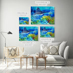 Eagle Ray Art Print