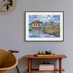 Boathouse Art Print