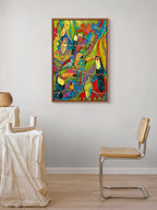 Pajaros Art Print