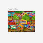 Colorful Houses Art Print