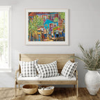 Village Life Art Print