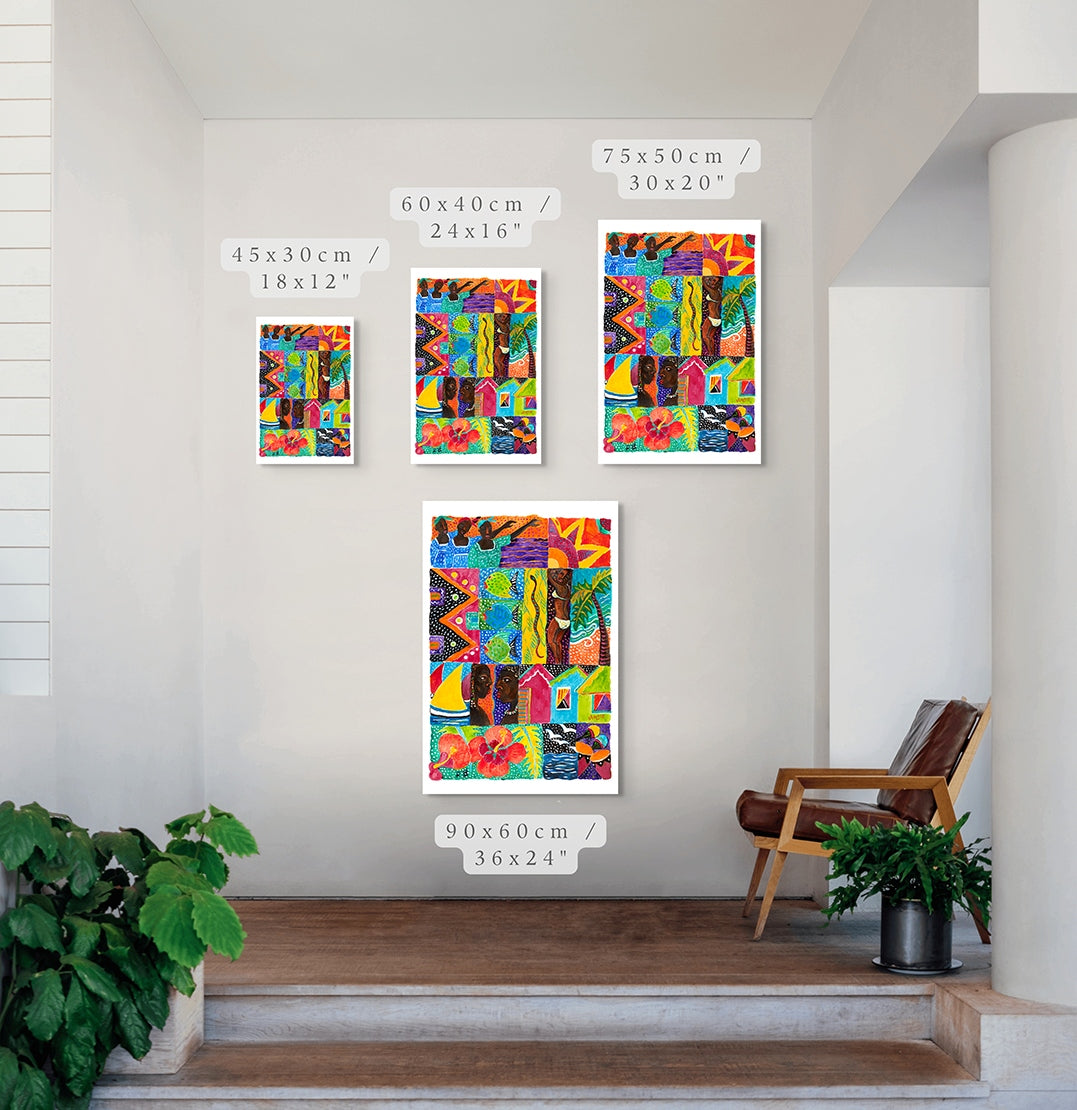 Caribe 2 Art Print