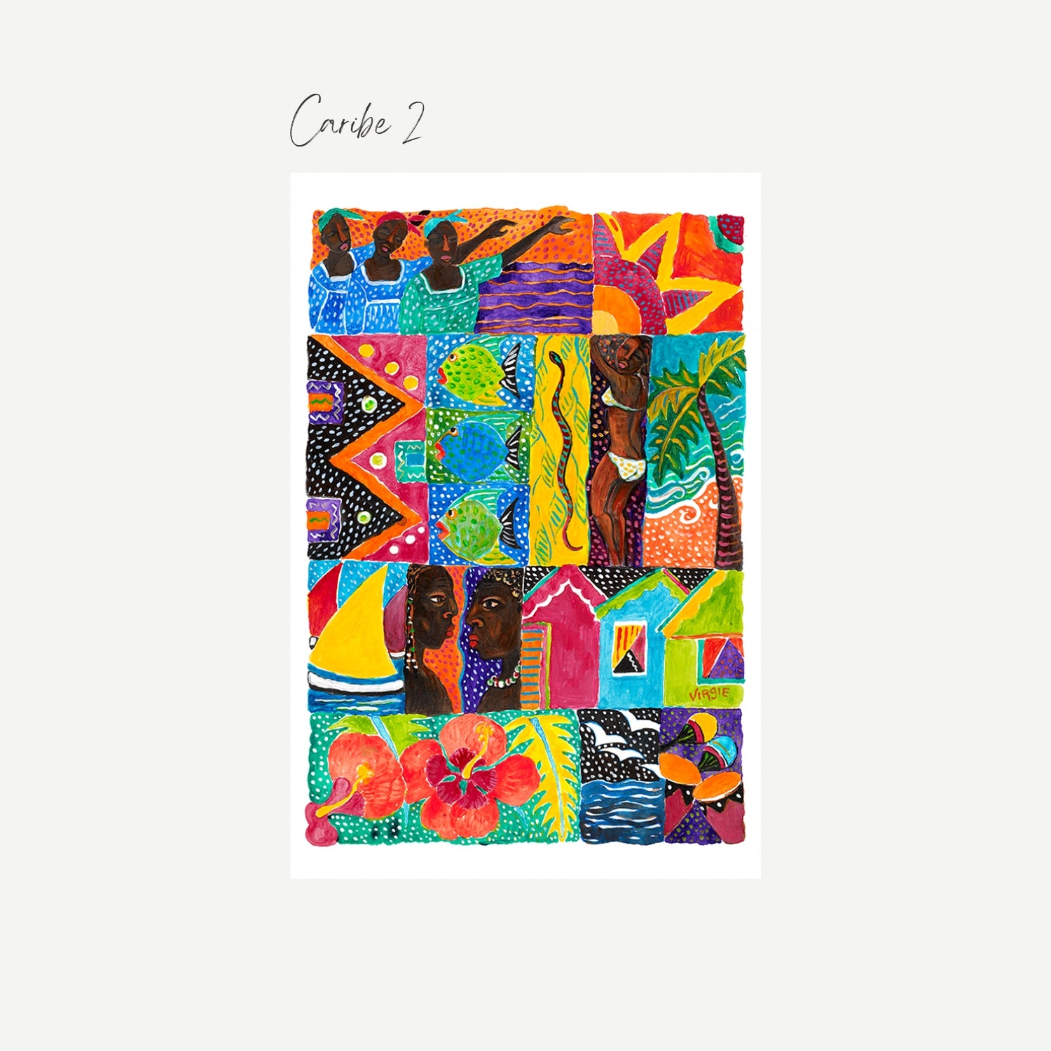 Caribe 2 Art Print